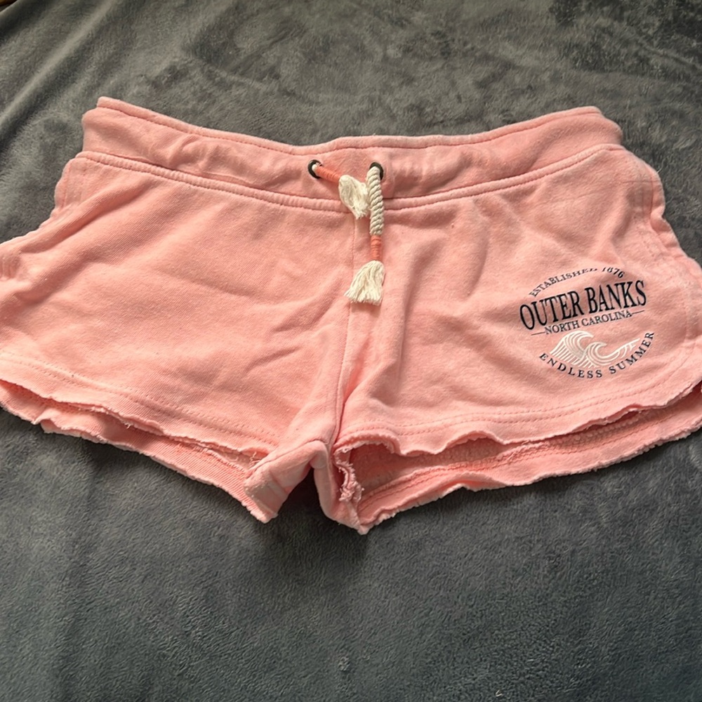 Pink cotton shorts size L